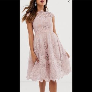 Chi Chi London lace midi dress